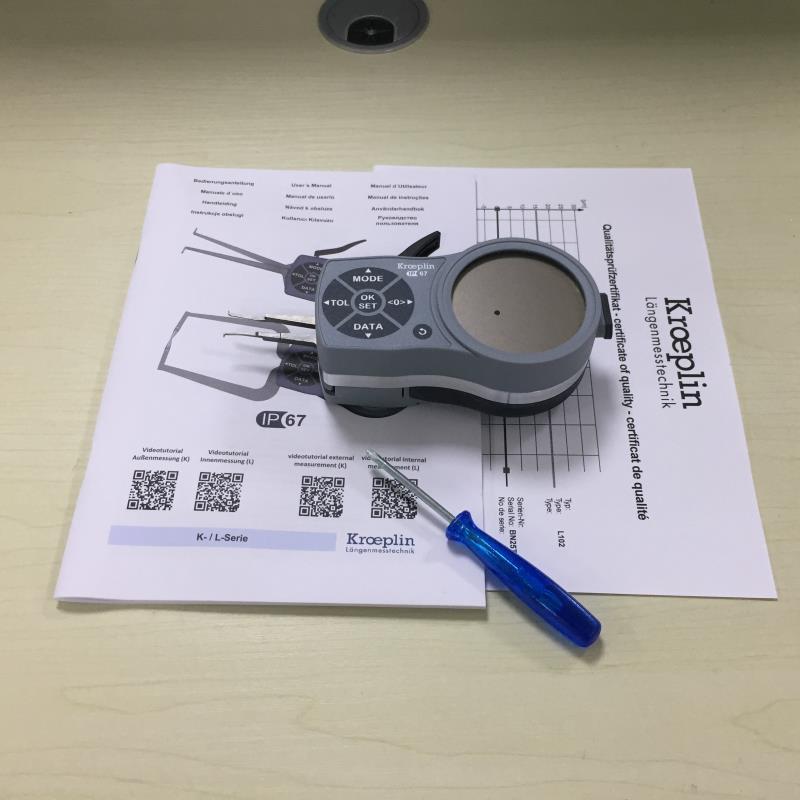 德国KROEPLIN数显式内径卡规量具L102 L105 L210 L330数显卡规
