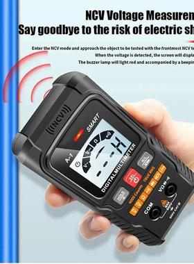 1套 颜色：黑色 材质：塑料 智能数字万用表 4000计数专业多项式