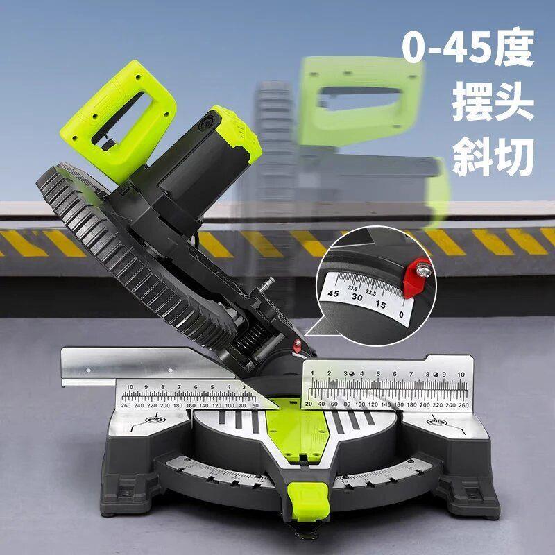 鸽牌355A大功率锯铝机45精密斜切10寸12寸14寸木工专用铝木切割机