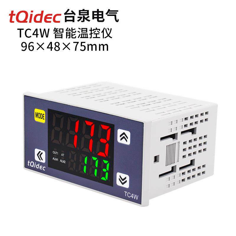 tqidec台泉电气温控仪表TC4W多种输入数字显示智能PID调节温控器