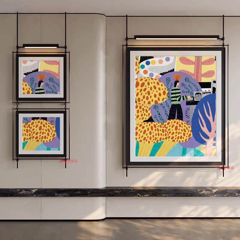 潮流轻奢艺术色彩艳丽玄关客厅走廊过道铁艺壁画装饰画,农机/农具/农膜,播种栽苗器/地膜机,淘宝优惠券,粉丝福利购,淘宝优惠卷