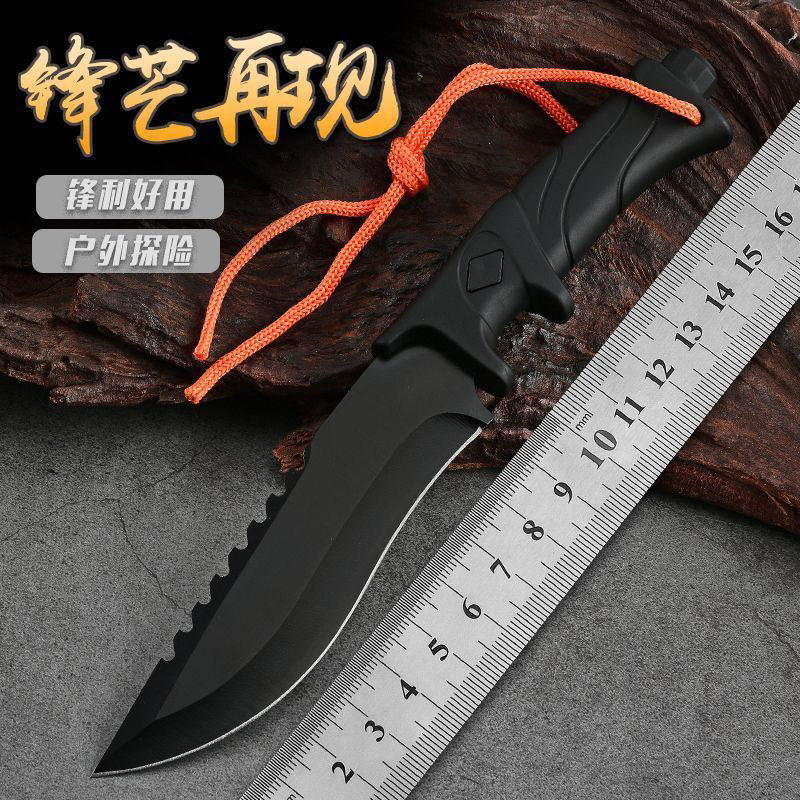 高硬度小刀不锈钢直刀户外水果刀