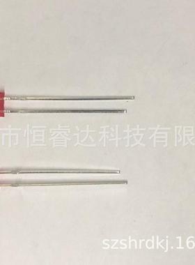 发光二极管f2长/高平头红发红长脚2mm红光 红灯 红色高亮直插LED