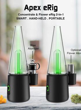 外Apex eRi贸新款Apex eig vaporizer过水玻烟dRry herb wax加璃
