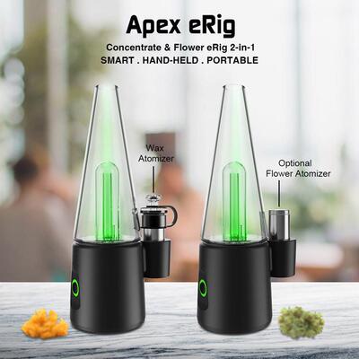 外Apex eRi贸新款Apex eig vaporizer过水玻烟dRry herb wax加璃