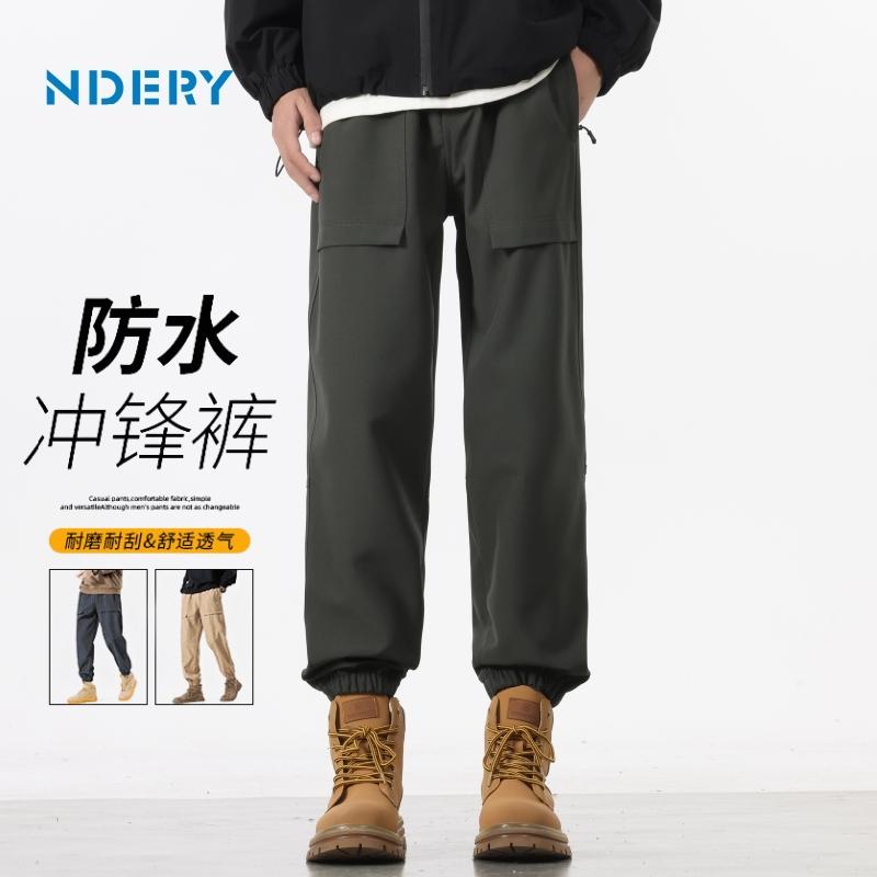 NDERY户外冲锋男女防泼水工装裤