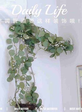 电线遮丑神器客厅空调管道遮挡隐形装饰植物缠绕遮丑藤蔓走线固定