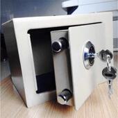 保险箱家用小型老人办公保险柜家用全钢入墙迷你机械锁保管箱床头