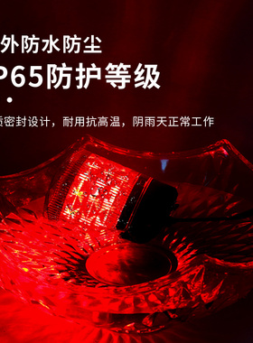 SF-902旋转式警报灯爆闪声光警报器220V24V警示闪光灯报警闪烁灯