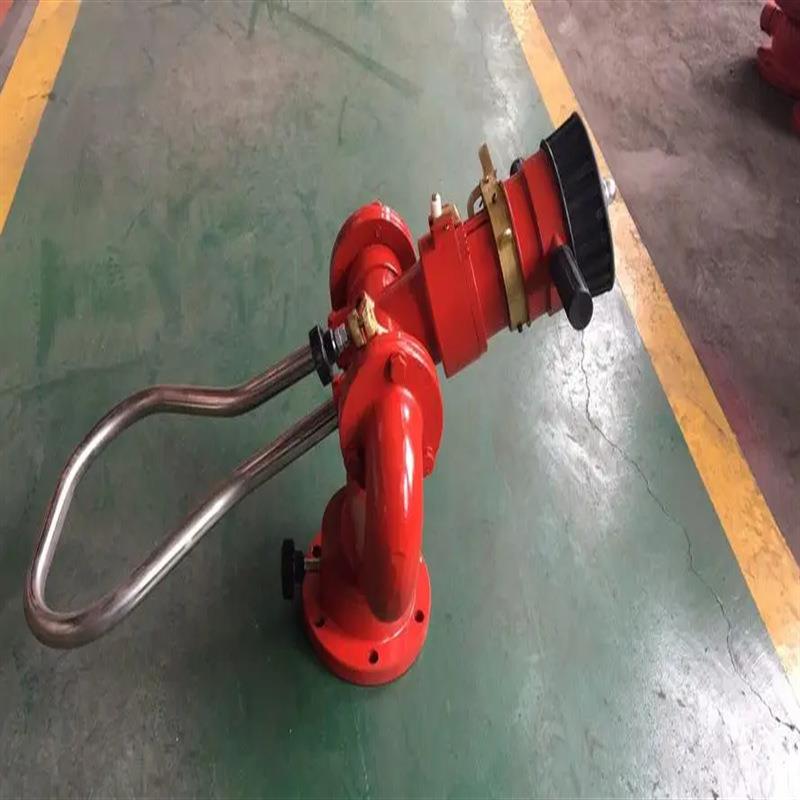 中亿消防炮底座PS30-50D手动固定式 可调消防水炮