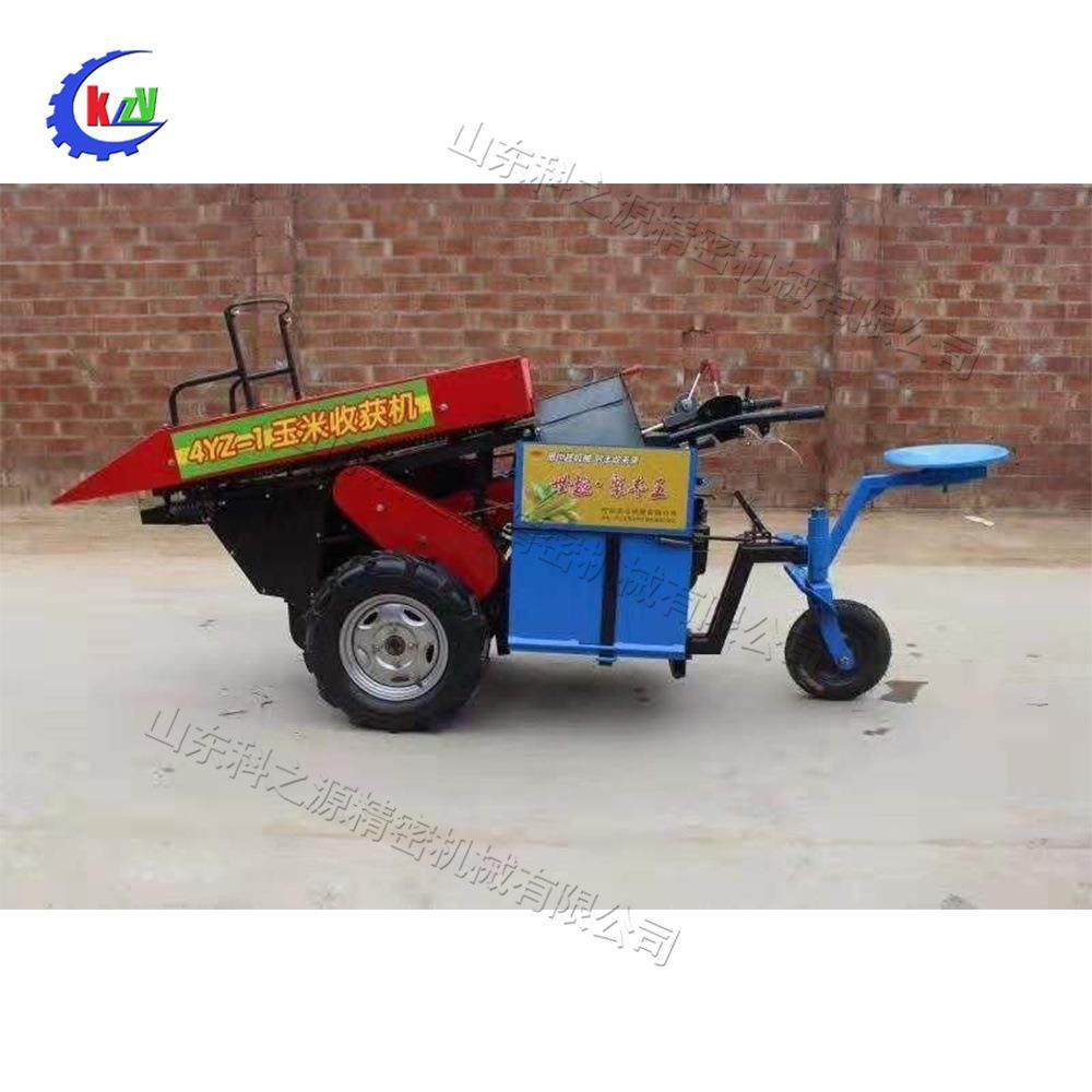 垄玉米去皮获机 自走驾式单收收玉米机器座IYC 家用小型玉米收获