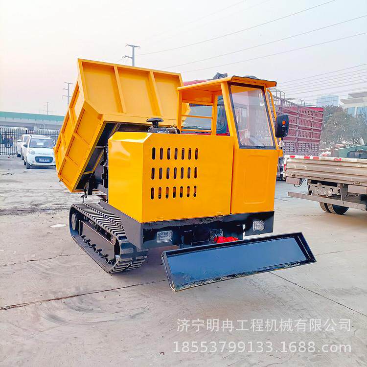 上装30度明冉*5TK旋转履运带运输车 6混凝土漠运输爬山车 沙坡地