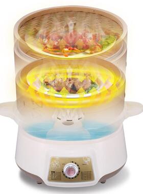 koo72512cuc多功能竹电蒸蒸锅用电蒸笼全自家动早餐机煮蒸包子竹