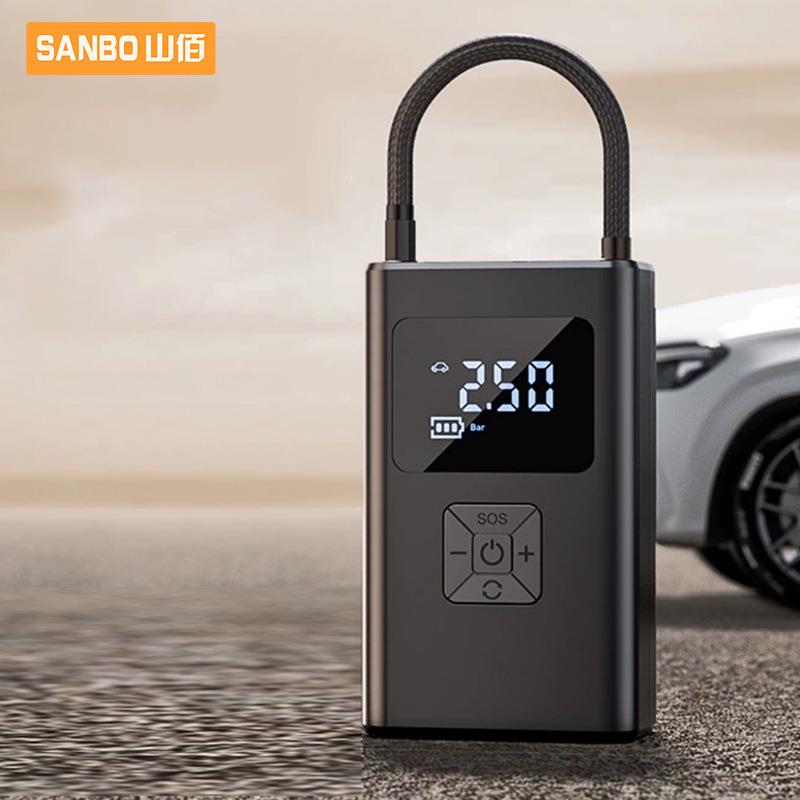 车载充气泵小轿车打气泵汽车用轮胎大功率高压车用充满自停智