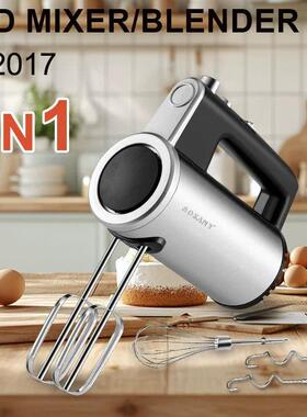 跨境110V美规欧规打蛋器家用3in1烘焙打蛋机手持搅拌机hand mixer