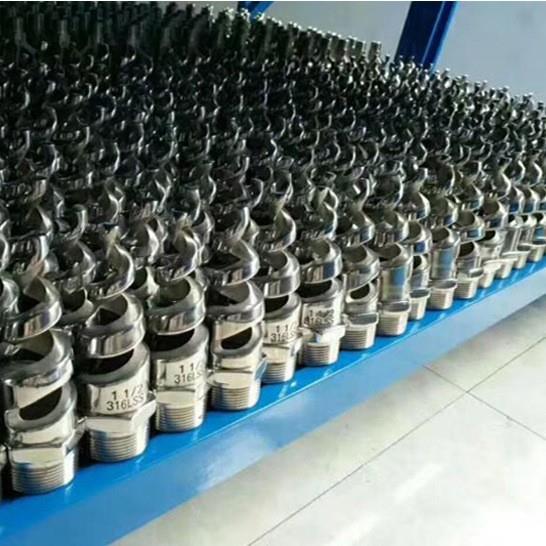 厦门市1.5寸不锈钢螺旋喷嘴 SPJT11/2 316L120工业喷头
