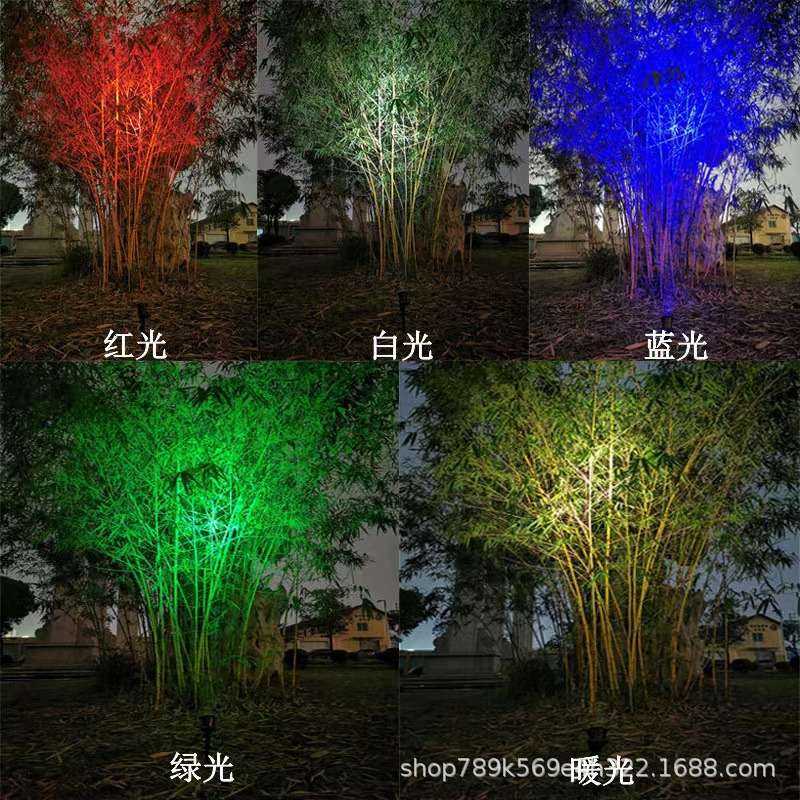 太阳能草坪灯户外庭院公园射树照明园林亮化景观草地led地插灯
