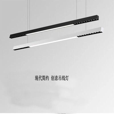 TRIAC现代简约LED线吊灯长条吊灯线条灯吧台客厅格栅吸顶餐桌无主