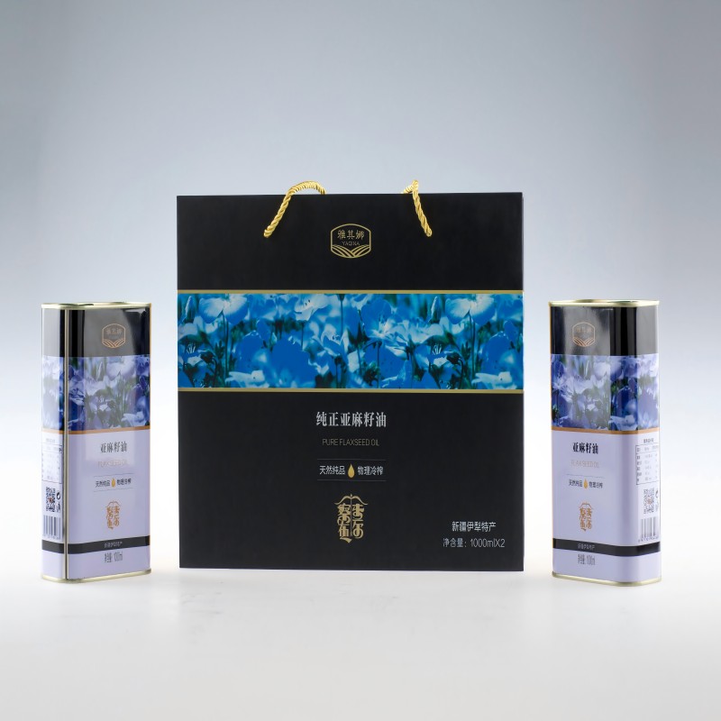 雅其娜新疆亚麻籽油物理压榨