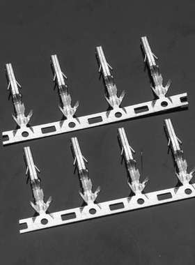 连接器5557-T/5556-T冷压接线端子插簧连绕端子簧片接插件磷青铜