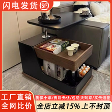 现代可升降茶几客厅家用沙发边柜小户型简约小推车茶台沙发边几