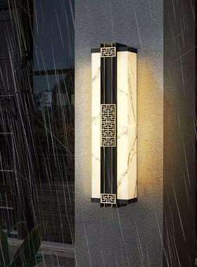 2025云石壁灯新中式庭院灯高端别墅庭院花园灯 大门柱灯walllight