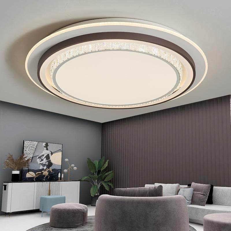 led吸顶灯 现代简约客厅灯家用轻奢卧室灯2023年新款80cm圆形大灯