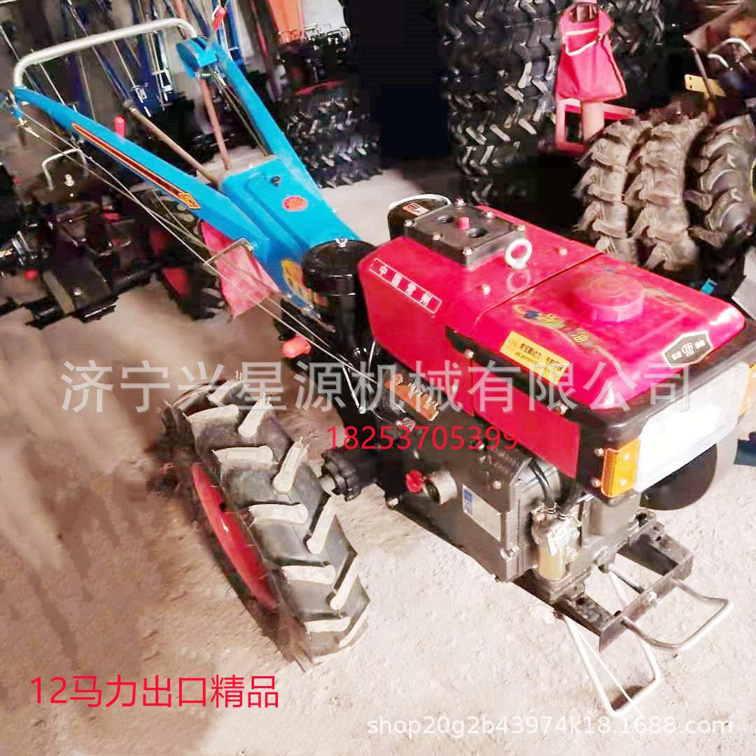 大马力电启动多用家用手扶拖拉机 农业机械旋耕机 水旱田用旋耕机