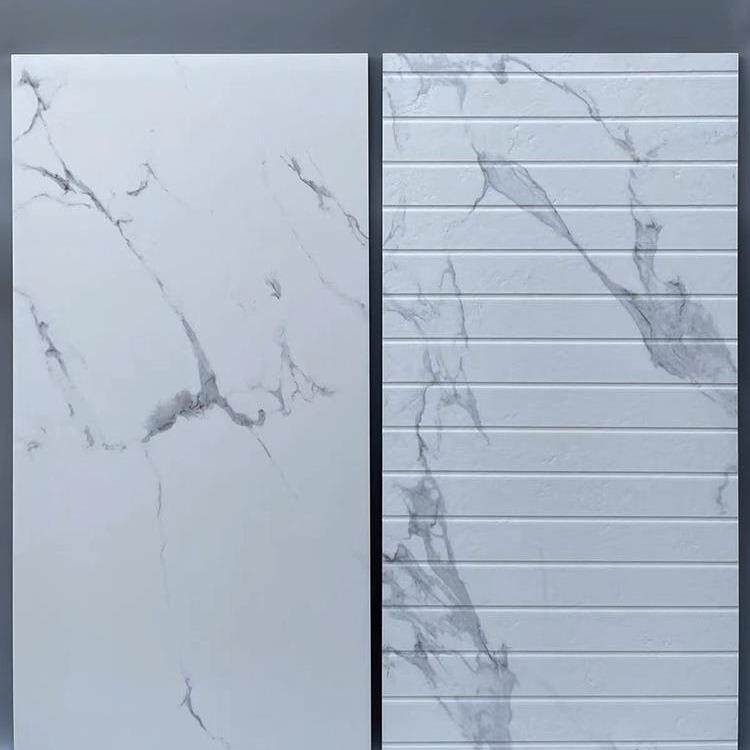 浴室大理石防滑石淋浴房地板石卫生间防滑砖拉槽板瓷砖洗澡垒德株