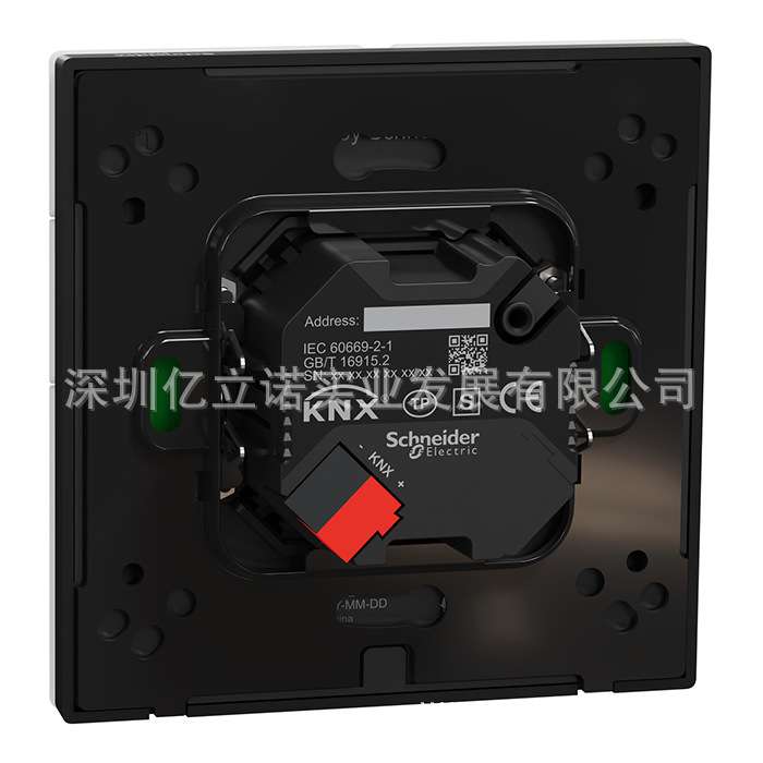 KNX照明控制开关面板境悦系列白色6键智能面板C2E616301_WE_C1