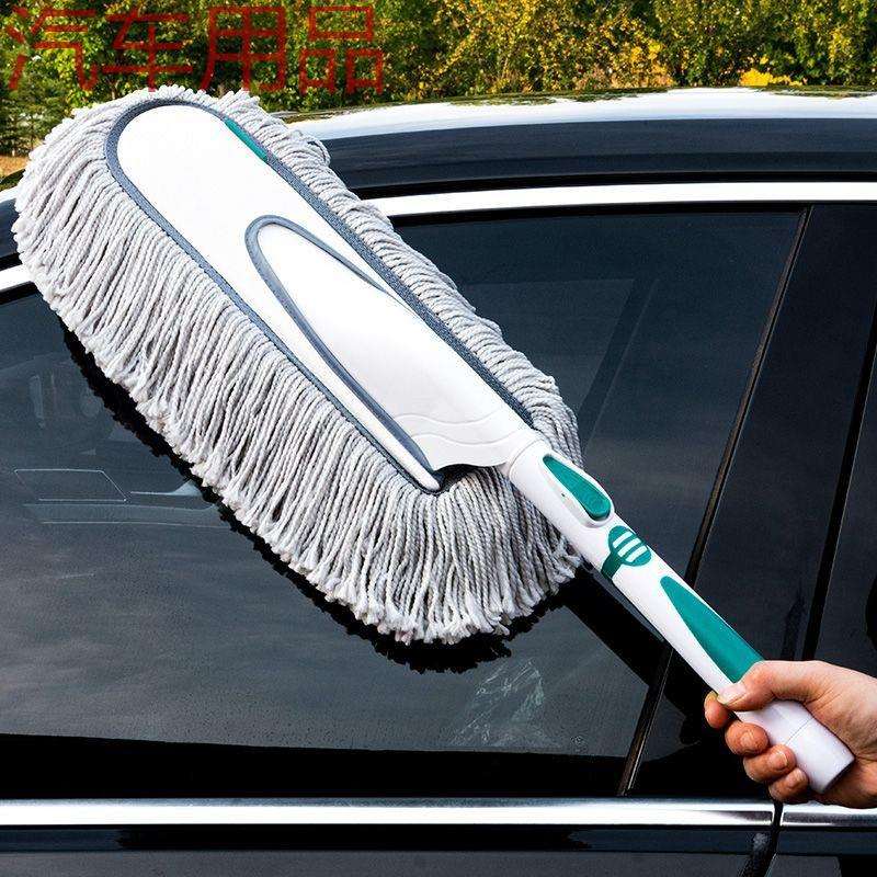 ShP擦车除尘掸子车用汽车扫灰尘刷车刷子神器专用蜡刷拖把软毛不