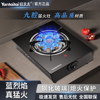 国标3C认证纯铜九头家用燃气灶