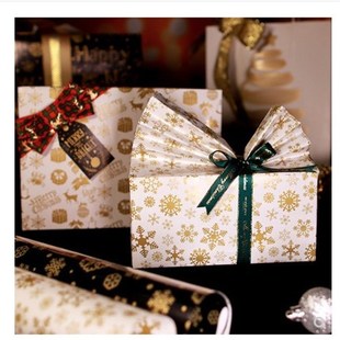 极速10pcs shiny copper plate paper gift gMift paper metal bl