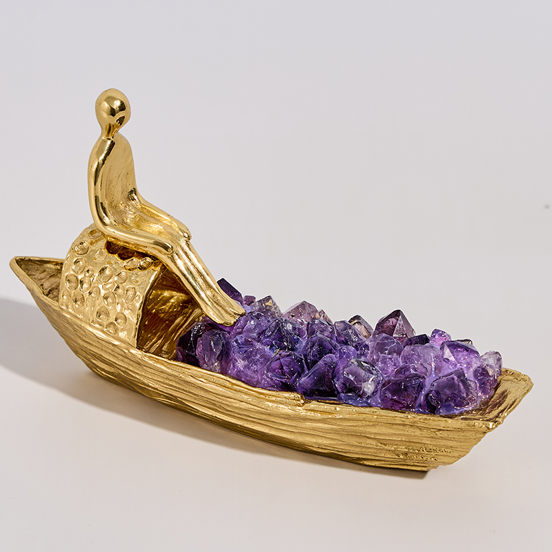 极速轻奢办公室书房桌面装饰品家里客厅酒柜创意摆件T家居饰品202