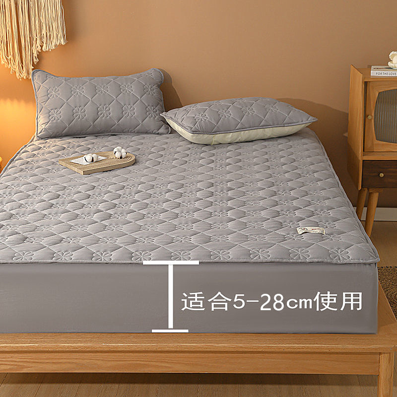 极速A类大豆纤维夹棉床笠单件加厚防滑床M套席梦思床垫保护套床罩,床上用品,床笠,淘宝优惠券,粉丝福利购,淘宝优惠卷
