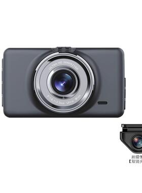 极速新品行车记录仪4k超高清3寸2160DP吸盘式安装Limx335前后双录