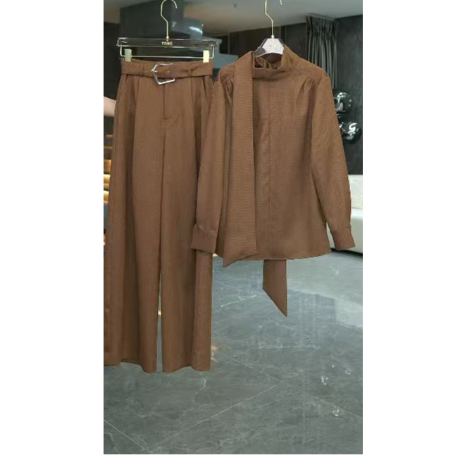 【彤姐原创】秋冬季显瘦时尚轻奢气质小众独立西装套装W25D938