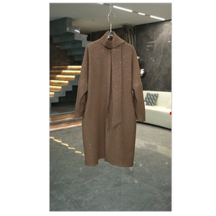 上新设计师轻奢高奢时尚 冬款 简约连衣裙W25D929 彤姐原创