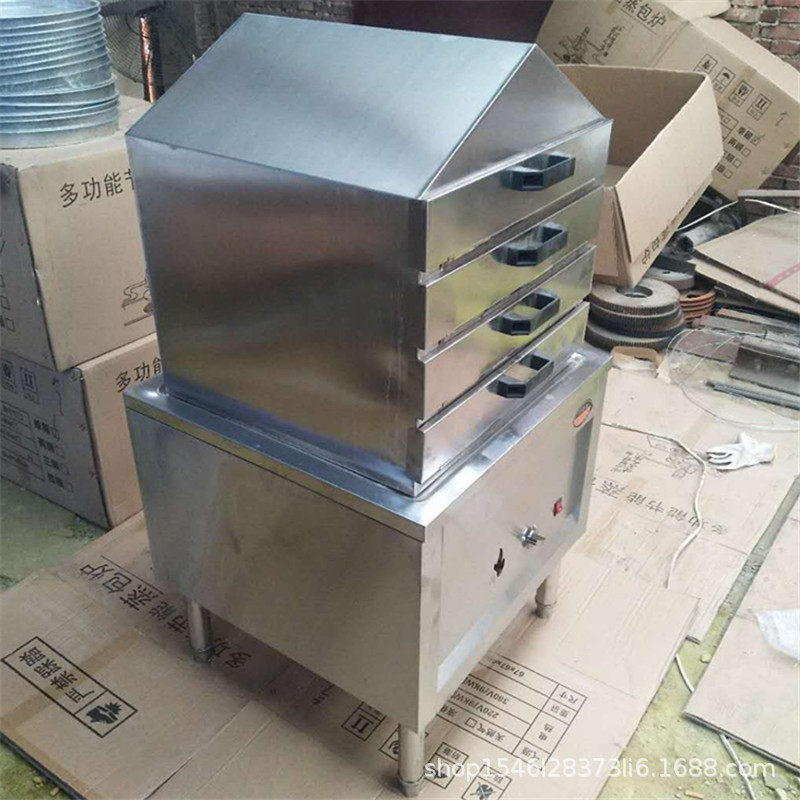 抽屉式蒸汽式蒸锅蒸笼小型的手工蒸凉皮蒸箱蒸汽凉皮机 抽屉式
