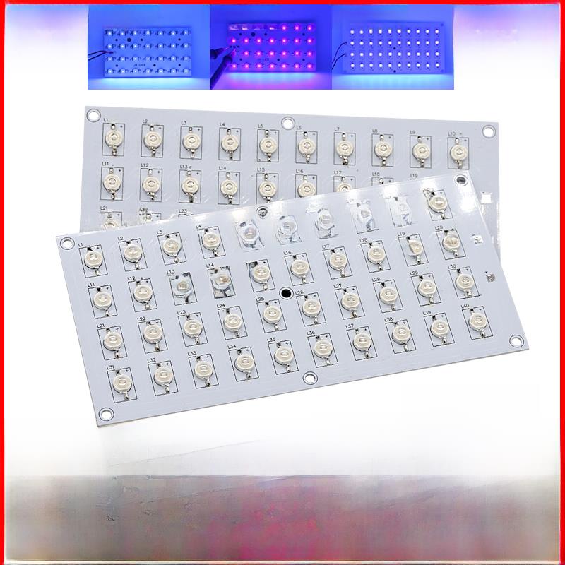 365 Uv固化紫光珠板40W50W焙烤网焙烤胶395 405Nm鱼缸宝蓝光450光