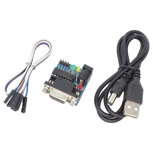 RS232转TTL模块小板 MAX3232串口232转TTL通信模块3.3V5V升级刷机