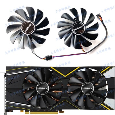 ASROC/华擎RX5700 RX5700XT Challenger挑战者显卡风扇CF1010U12S