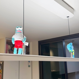 【新家的100个快递】比奇堡的居民们丑鱼摆件吊灯装饰玩偶挂件新