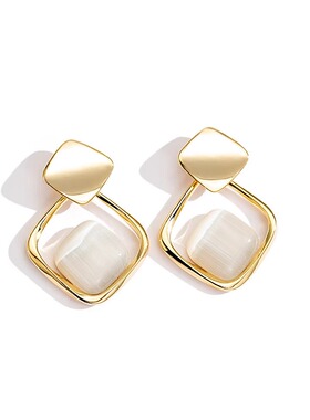 小众独特猫眼石耳环女纯银2025新款爆款高级感耳坠轻奢气质耳饰女