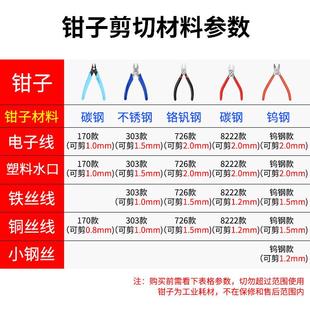 301电子剪钳斜口钳斜嘴钳剪线钳726水口钳模型塑胶钳剪刀 BANGYE