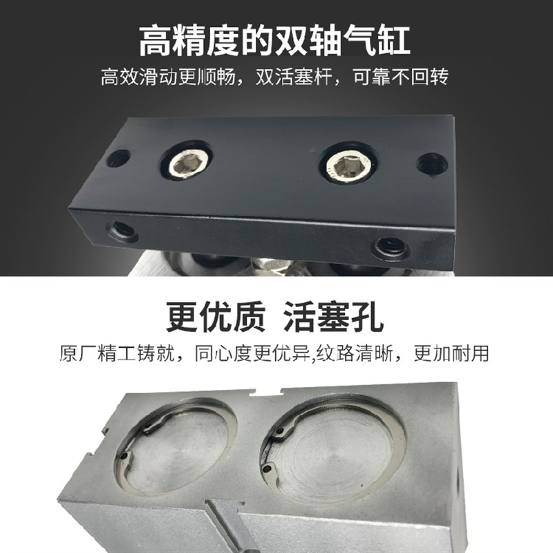 TN气缸双杆轴TDA20*10/15/20/25/30/40/50/60/70/75/100/125/150S