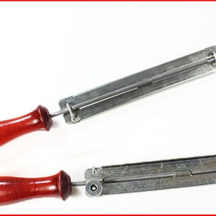 木柄带支架油锯锉刀电链锯挫刀伐木锯锉刀汽油锯锉磨链条工具