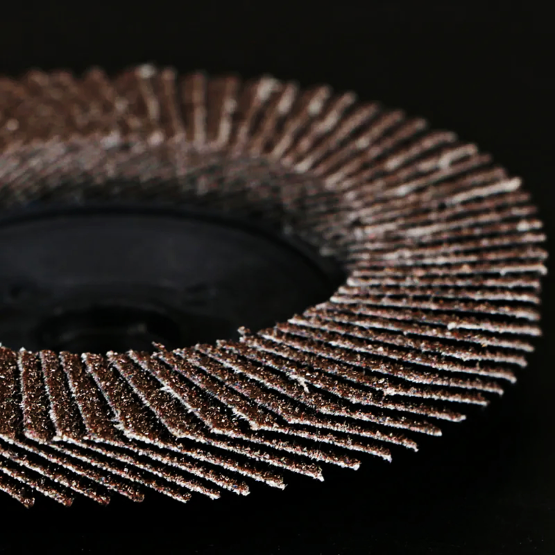 100 角磨机磨光片平面百叶片百页轮砂布轮抛光片金属木材石不锈钢