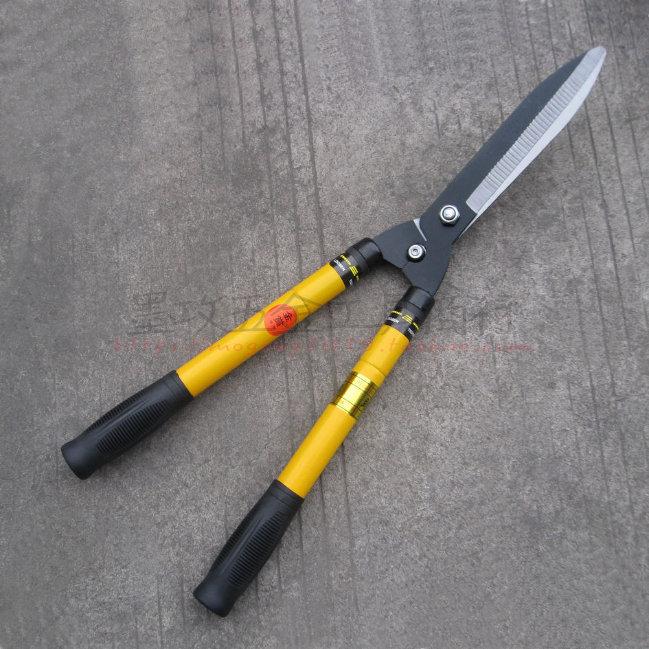 伸缩加长钢管柄j绿篱大剪刀 草坪剪园艺剪刀园林剪刀园林工具