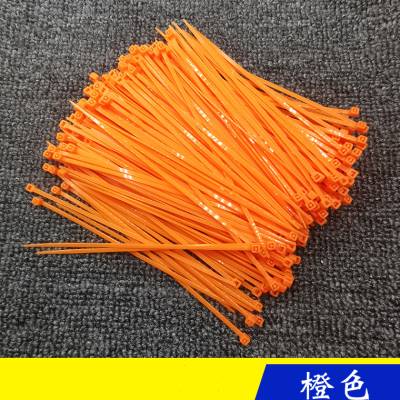 4150mcm 500根彩色尼龙扎带红黄蓝绿橙色塑料捆扎带束线带